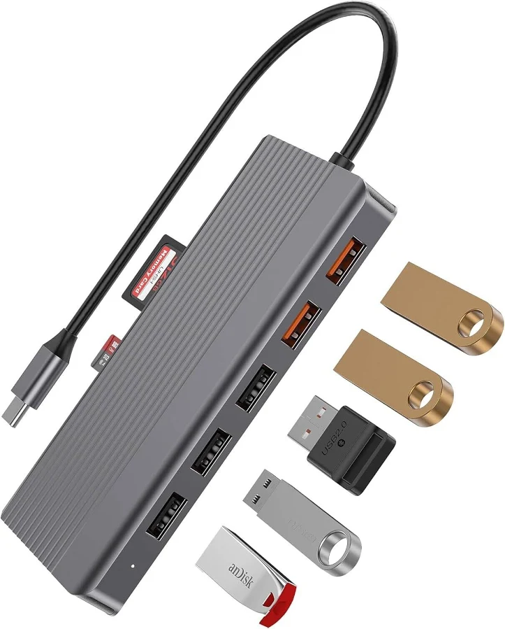 ECQ 12 Port Connection Hub with Power