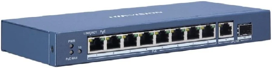 Hikvision 8-Port Gigabit Unmanaged PoE Switch