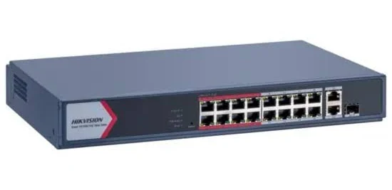 HIKVISION 16 Port Fast Ethernet Smart POE Switch