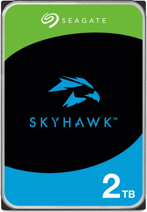 Seagate Skyhawk 2TB, Video Internal Hard HDD – 3.5″, SATA 6Gb/s, 256MB Cache, for DVR NVR Security Camera System