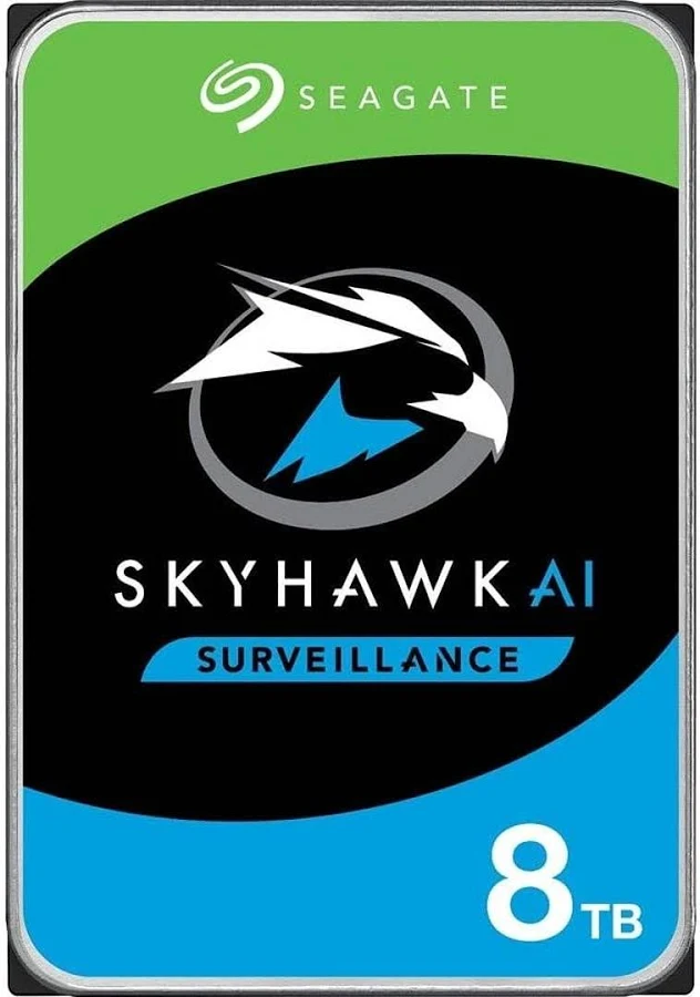 Seagate Skyhawk 8TB Video Internal Hard Drive HDD – 3.5 Inch SATA 6Gb/s 256MB Cache for DVR NVR Security Camera System