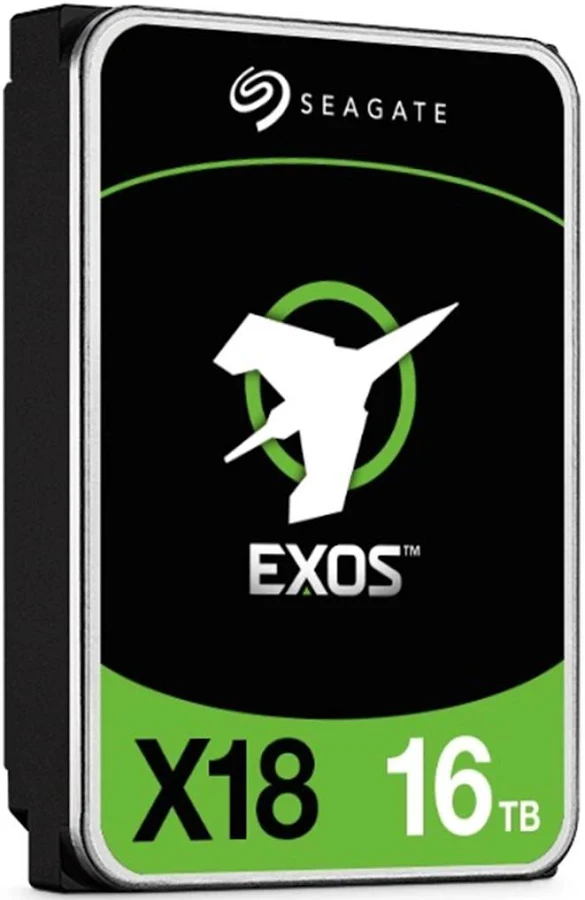 eagate Exos X18 16TB Enterprise HDD – CMR 3.5 Inch Hyperscale SATA 6Gb/s, 7200 RPM, 512e and 4Kn FastFormat, Low Latency with Enhanced Caching