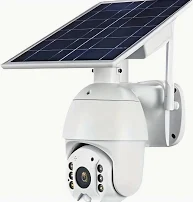 4MP Pro Solar-powered Security PT Camera Setup10W